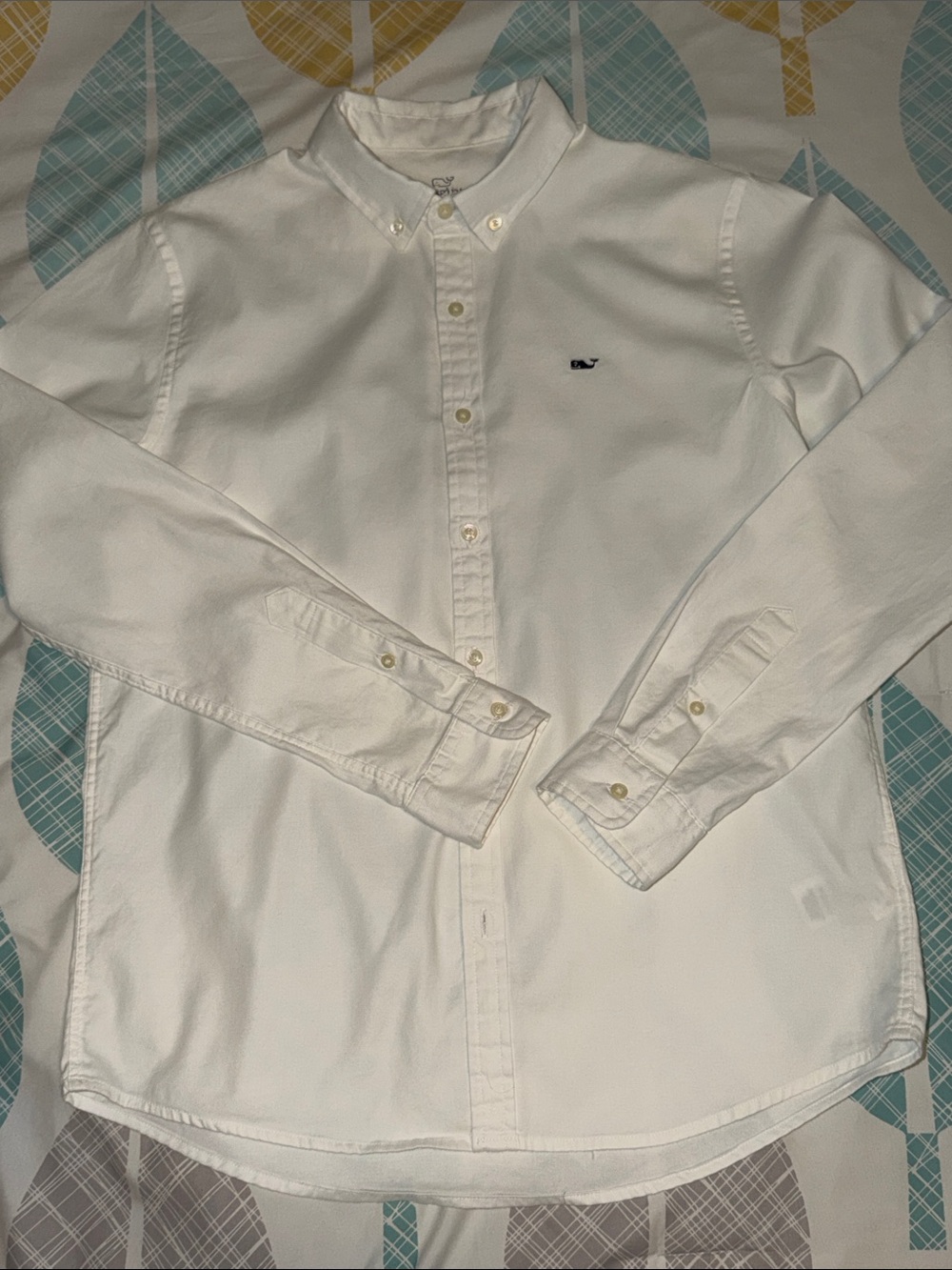 Vineyard Vines White Button-Down Oxford Shirt